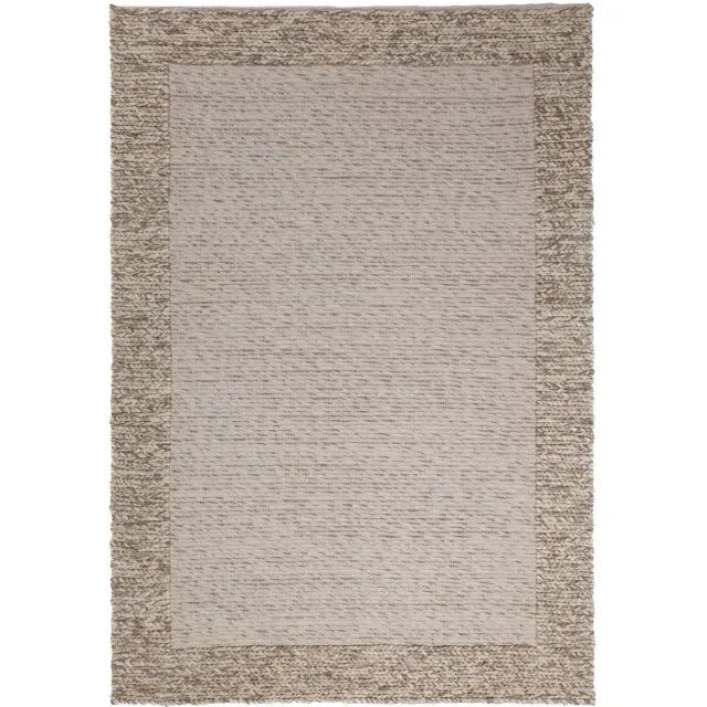 Flair Rugs wollen vloerkleed naturel