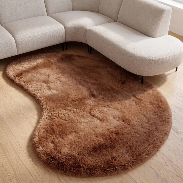 LABEL51 Indy Vloerkleden - Bruin - Polyester - 160x230 cm - Organisch