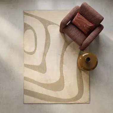 Kwantum Nordic vloerkleed taupe, foto 2