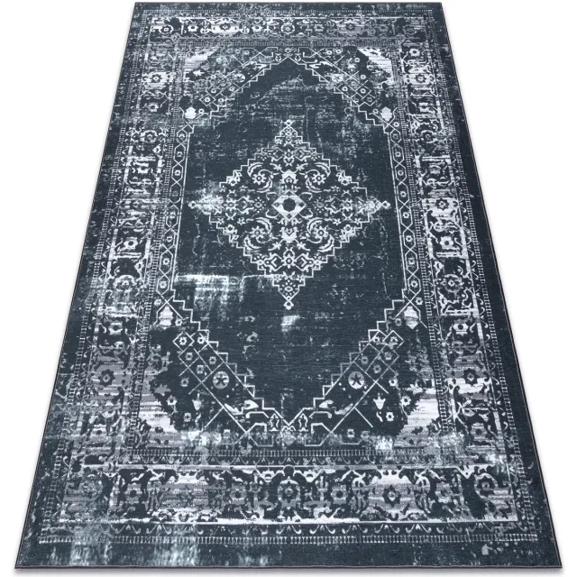 RUGSX Kleden Rugsx ANTIKA tapijt 117 tek, modern ornament, wasbaar Grijs