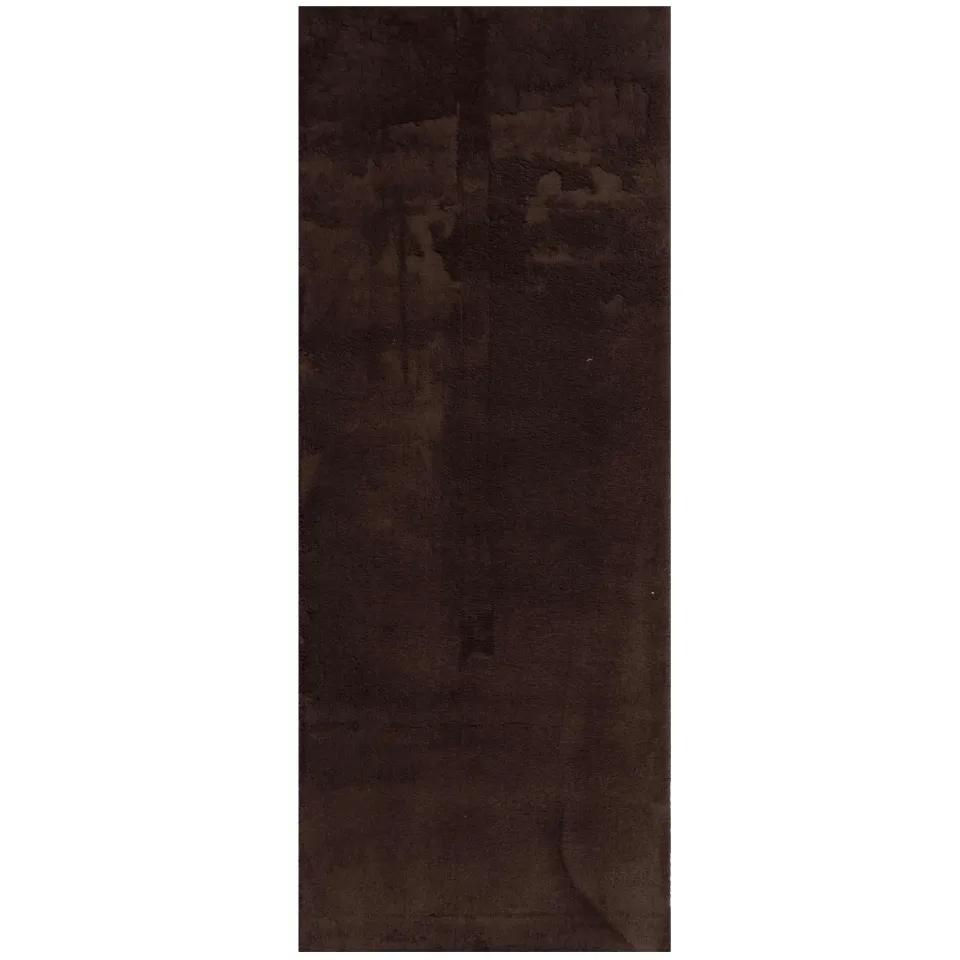 vidaXL Vloerkleed HUARTE Bruin 80 x 200 cm 100% Polyester Plat, foto 3