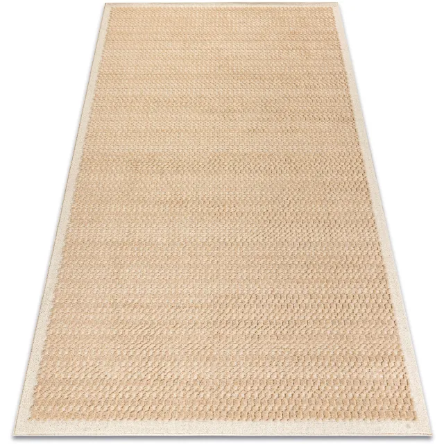 RUGSX Kleden Rugsx FLUX 461.139.SA130 wollen tapijt OSTA - Geometrisc 160x230 cm Beige