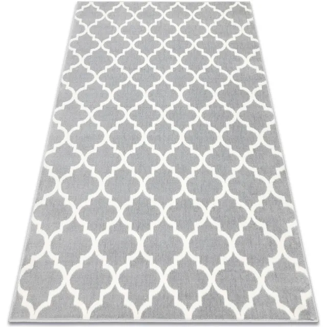 RUGSX Kleden Rugsx Tapijt BCF Morad TRELIS klaver Marokkaanse - 160x220 cm Grijs