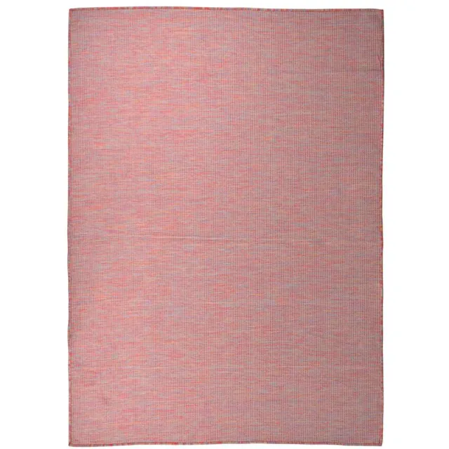 vidaXL Buitenkleed platgeweven 200x280 cm rood, foto 2