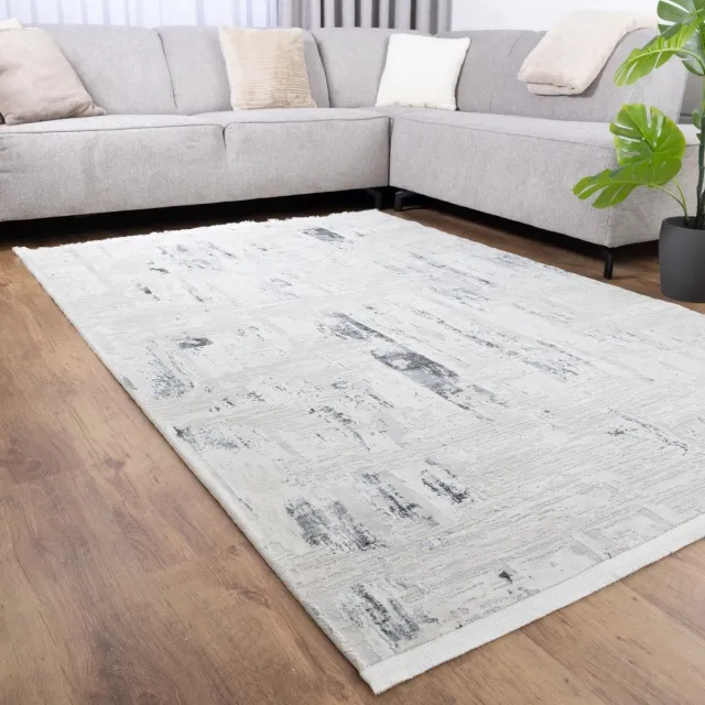 Koho Carpets Grijs Tapijt Laagpolig Vloerkleed Koho Soft Lux - 160x230cm- Modern - Woonkamer - Salon - Slaapkamer - Eetkamer
