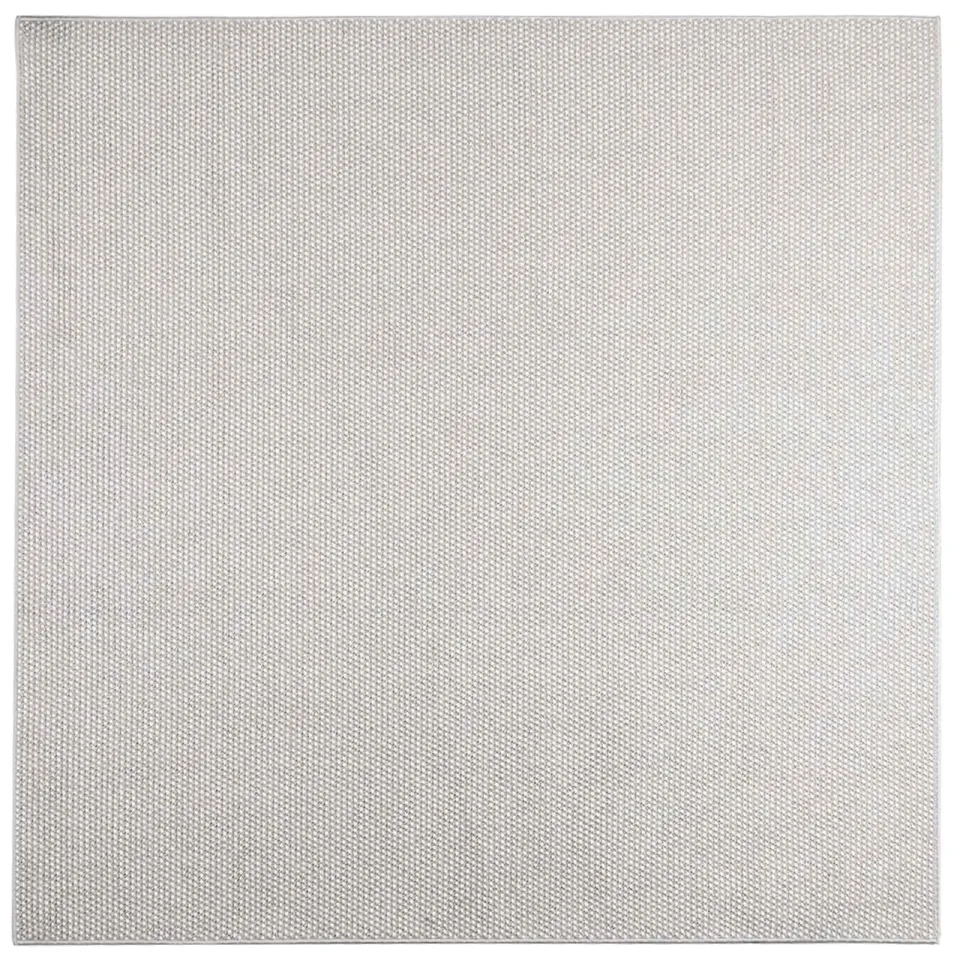 vidaXL Binnen kleed LUGO Crème en Grijs 240 x 240 cm Polyester