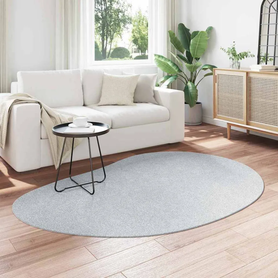 vidaXL Tapijt HUARTE Grijs 140 x 200 cm Polyester, foto 3