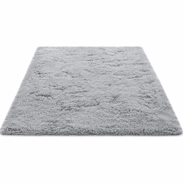 Innovastore Vloerkleed - Hoogpolig vloerkleed - Rechthoekig vloerkleed - Modern vloerkleed - Antislip - 160x200cm - Grijs
