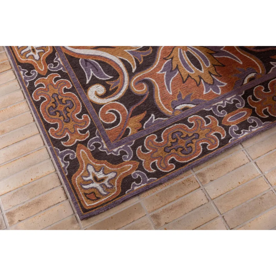 Dutchbone Bashmira vloerkleed bruin, foto 5