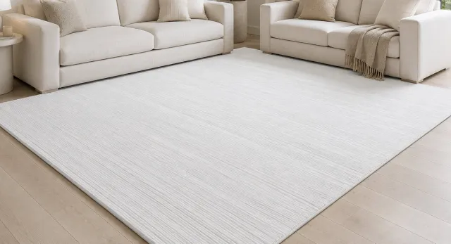 Moonay Lines Vloerkleed - 160 x 230 cm - Crème - Laagpolig