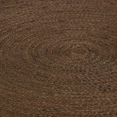 Kwantum Vloerkleed Solis Donker Bruin ø 100 cm, foto 3