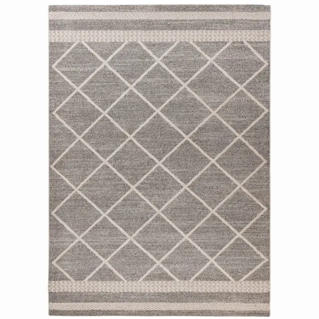 Dutch XXL Scandinavisch Vloerkleed | Tapijt | Rhombus | Ruiten | Bruin/Beige Bruin / Beige