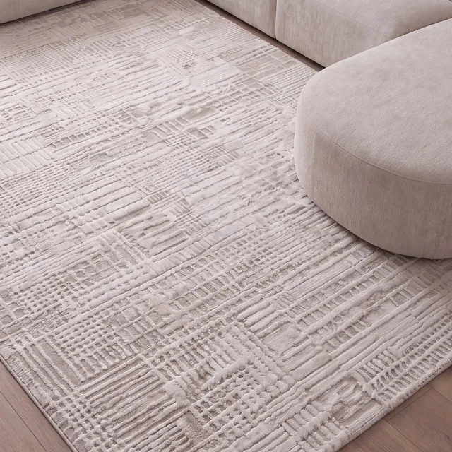LABEL51 Manila Vloerkleden - Creme - Polyester - 160x230 cm