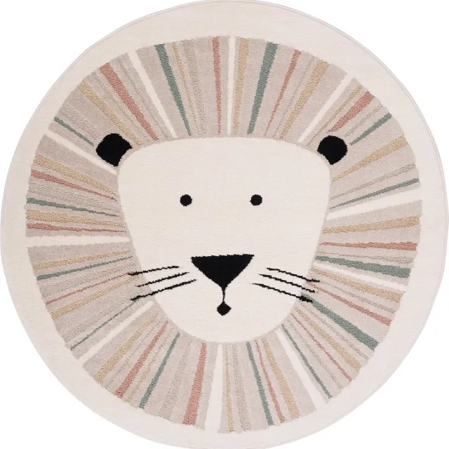 Pergamon Kinder Vloerkleed Happy Kids Zwart