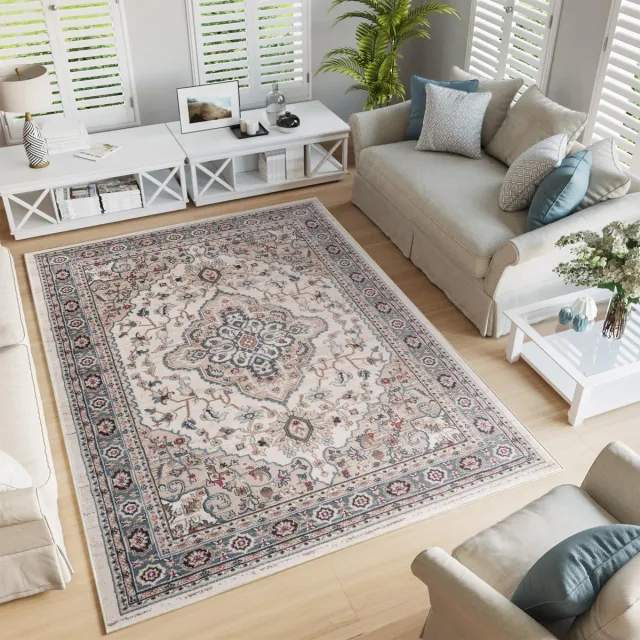 Tapiso Colorado Vloerkleed Grijs Woonkamer Oosters Tapijt, foto 7