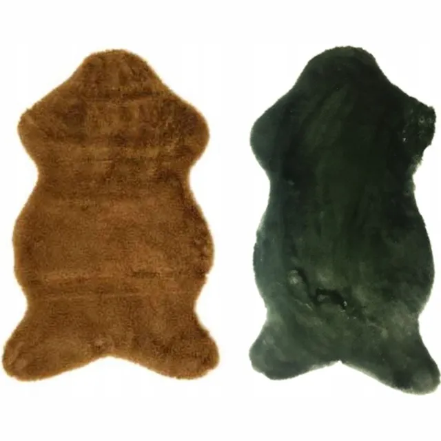 Decoris Kleed polyester l50b90h2cm a2 Butelkowa Groen;Toffee