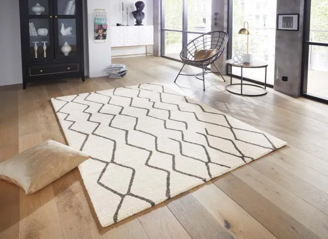 Elle Decoration Design vloerkleed - Vienne crème/grijs 160x230