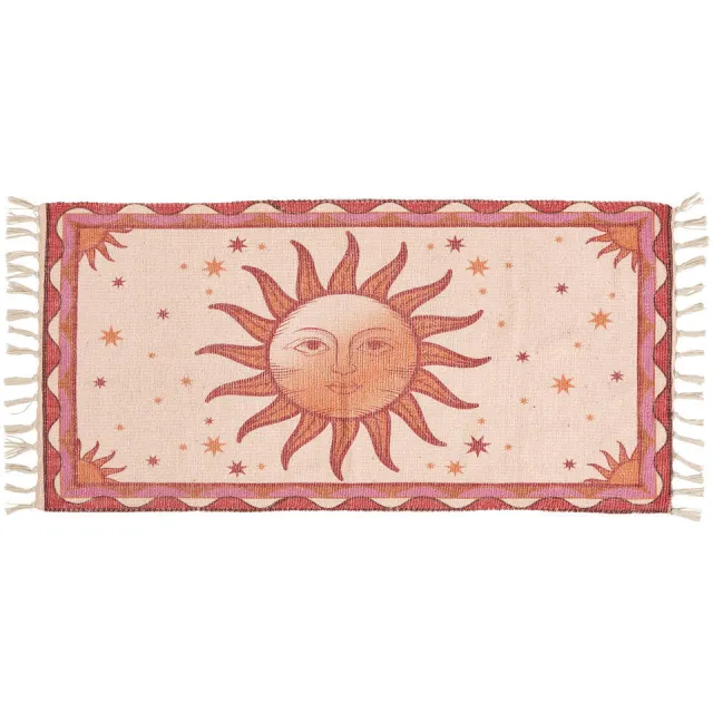 Kwantum Vloerkleed Solano Roze Multicolor#Beige#Geel