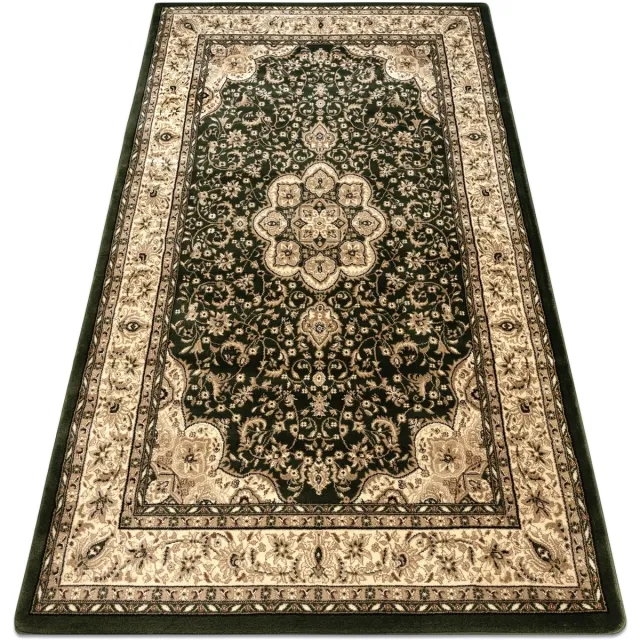 RUGSX Kleden Rugsx Tapijt ROYAL AGY patroon 0521 donker groen 150x230 cm