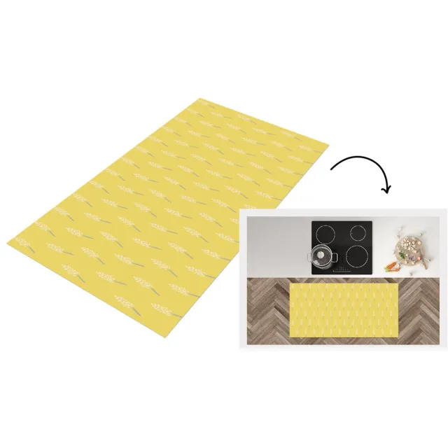 KitchenYeah Keukenloper - Loper keuken - Bloemen - Pastel - Patronen - Keukenloper vinyl multicolor, foto 7