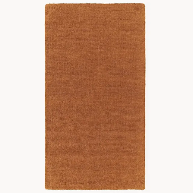 Westwing Collection Handgeweven katoenen vloerkleed Lora Terracotta