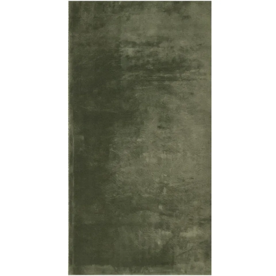 vidaXL Vloerkleed HUARTE laagpolig zacht wasbaar 60x110 cm bosgroen groen, foto 3