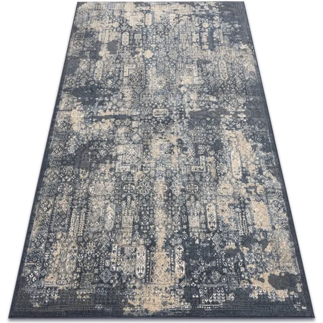 RUGSX Kleden Rugsx Wollen tapijt NAIN Versleten , vintage 7591/50911 Blauw