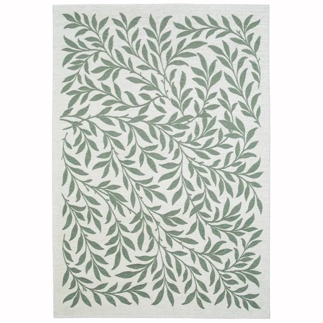 AFK Living Vloerkleed van gerecyclede vezels met design BAGATELLE groen