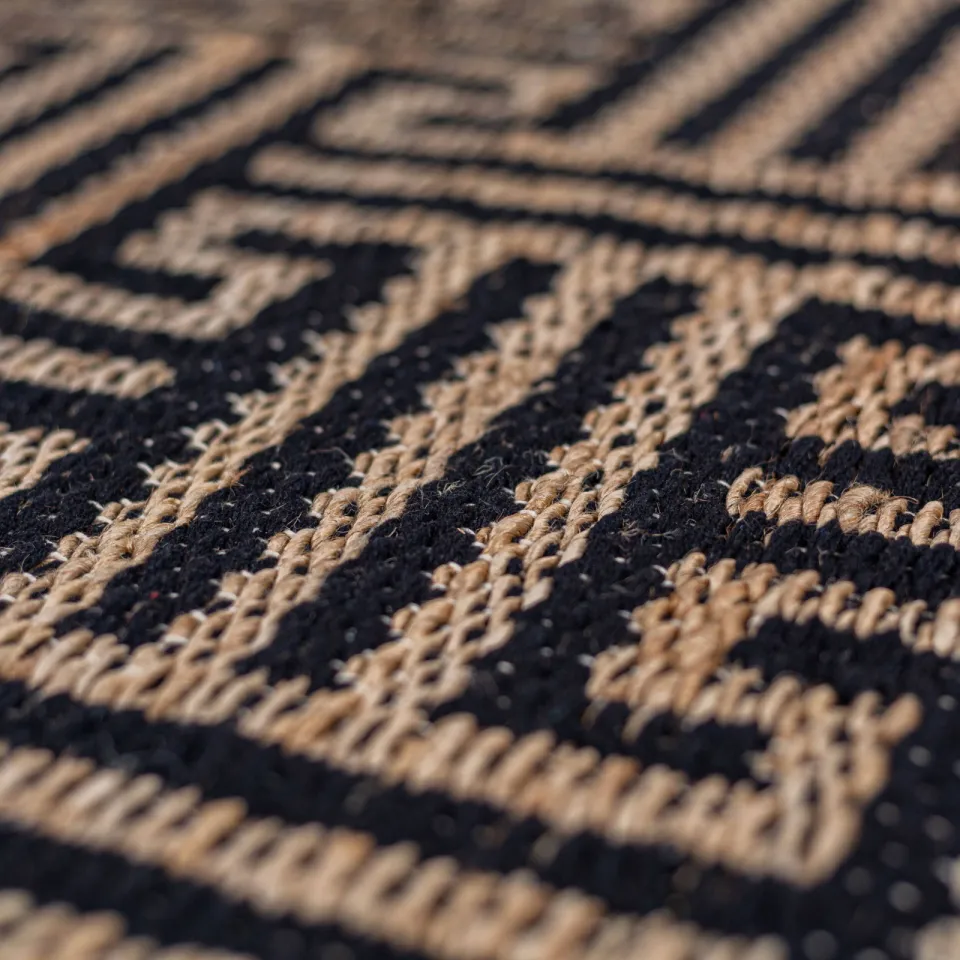 Flair Rugs Meander Jute loper naturel, foto 4