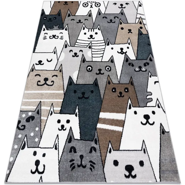 RUGSX Kleden Rugsx Tapijt FUN Pets voor kinderen, dieren multi 180x270 cm Multicolour