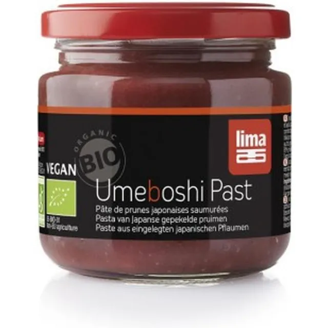 Lima Umeboshi pruimen paste organic 200 gram Rood