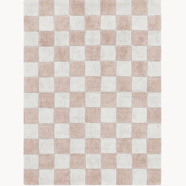 Lorena Canals Wasbaar kindervloerkleed Kitchen Tiles, in verschillende formaten Roze