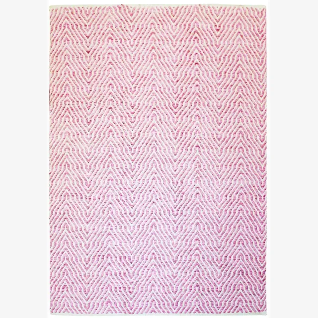 Dutch XXL Laagpolig Vloerkleed | Tapijt | Aperitif | Zigzag | Roze