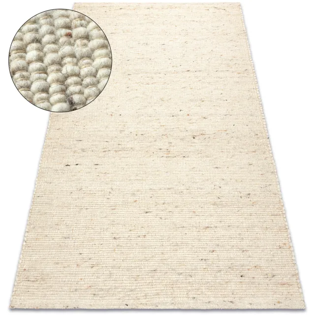 RUGSX Kleden Rugsx NEPAL 2100 beige tapijt - wollen, dubbelzijdig, 60x100 cm