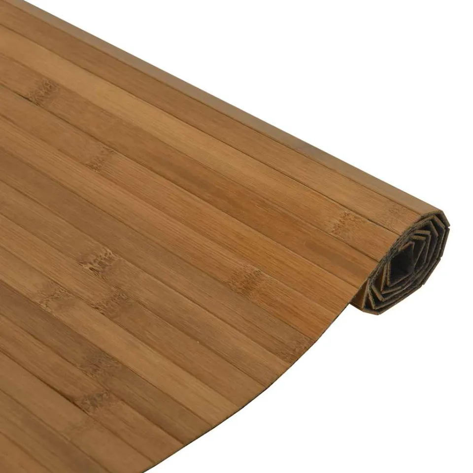 vidaXL Vloerkleed rechthoekig 100x200 cm bamboe bruin, foto 4