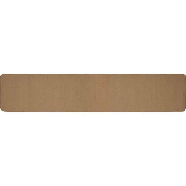 vidaXL Gebied Tapijt Licht Bruin 60 x 400 cm Jute