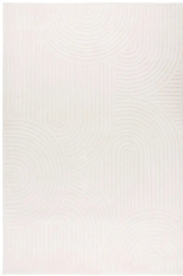Dutch XXL Japandi Vloerkleed | Tapijt | Gala | Bogen | Crème | 120x170 cm