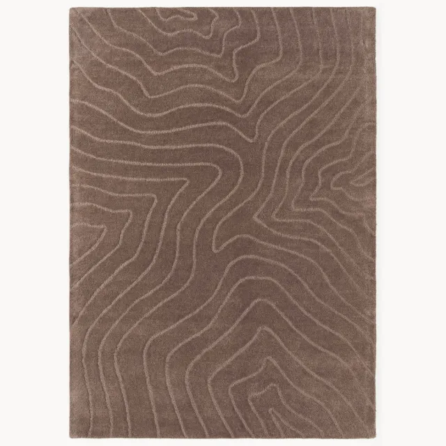 Westwing Collection Handgetuft wollen vloerkleed Aaron Bruin