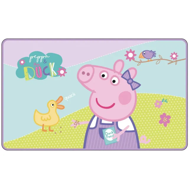 arditex Vloerkleed Peppa Pig 45 X 75 Cm Polyester Roze/blauw
