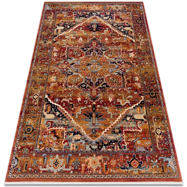 RUGSX Kleden Rugsx Wollen tapijt KESHAN Ornament oosters 2886/53588 k Bordeau