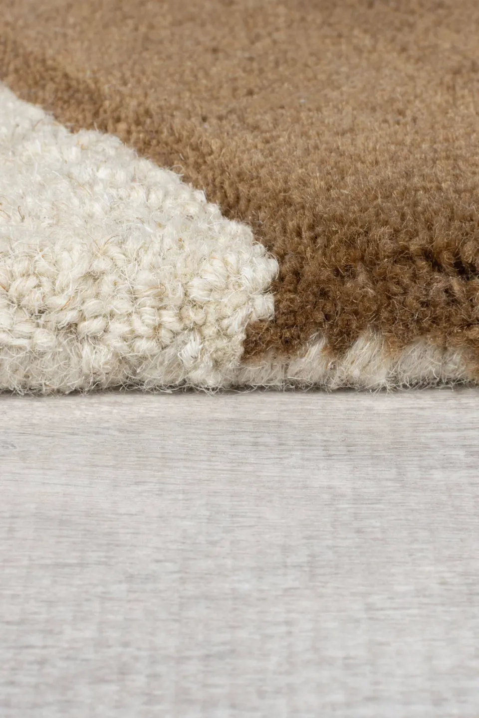 Flair Rugs Glow Abstract wollen vloerkleed bruin, foto 4