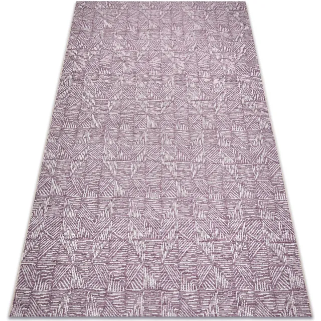 RUGSX Kleden Rugsx Sisal tapijt SISAL COLOR 47373260 Lijnen, driehoe 200x290 cm Violet