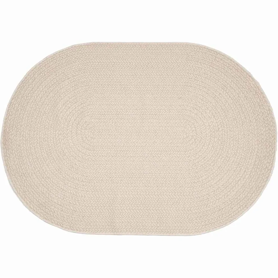 vidaXL Vloerkleed ZIZUR Crèmekleurig 200 x 140 cm Polypropyleen, foto 3