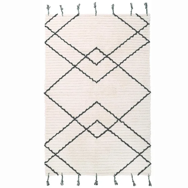Nattiot Bohemian Viktor Black Medium - Vloerkleed Voor Kinderkamer 135 cm x 190 cm