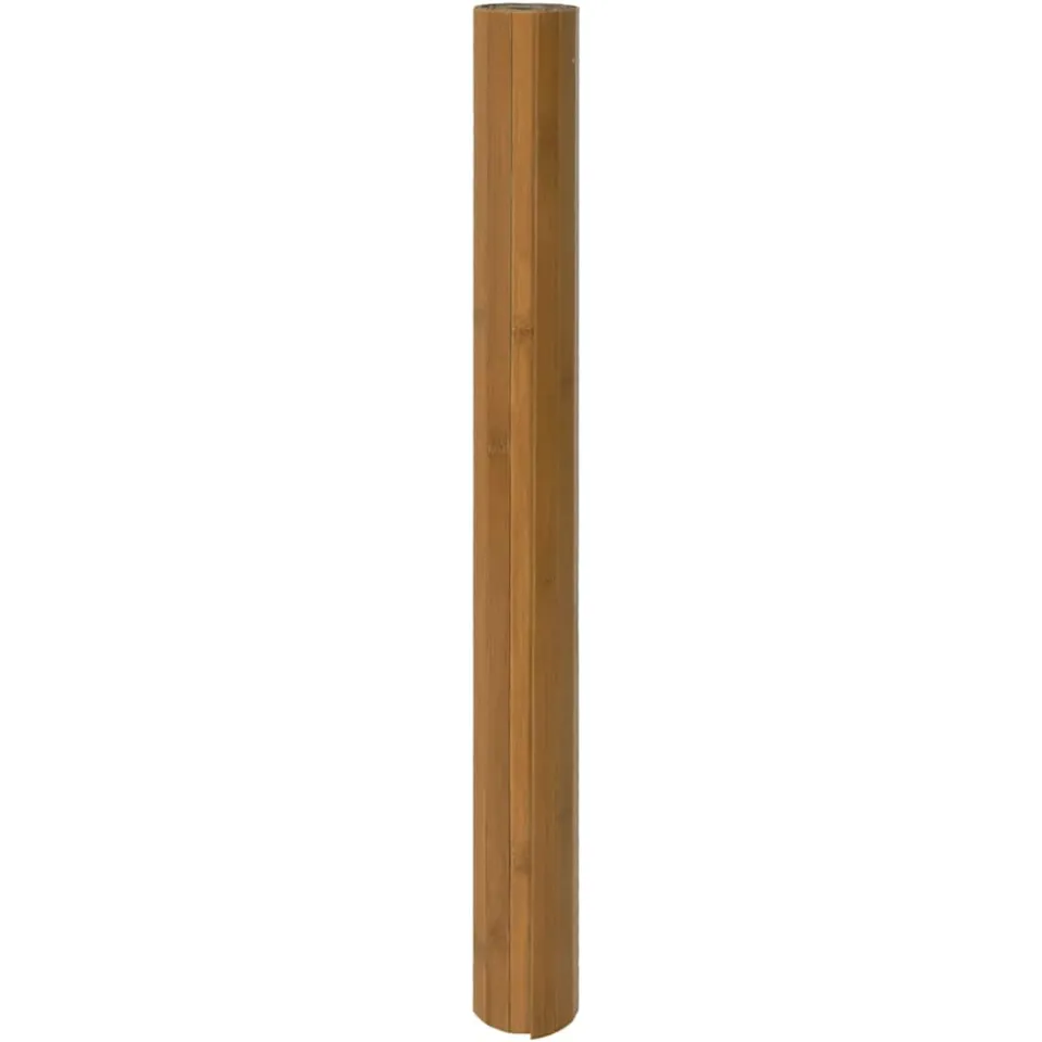 vidaXL Vloerkleed rechthoekig 60x100 cm bamboe bruin, foto 2
