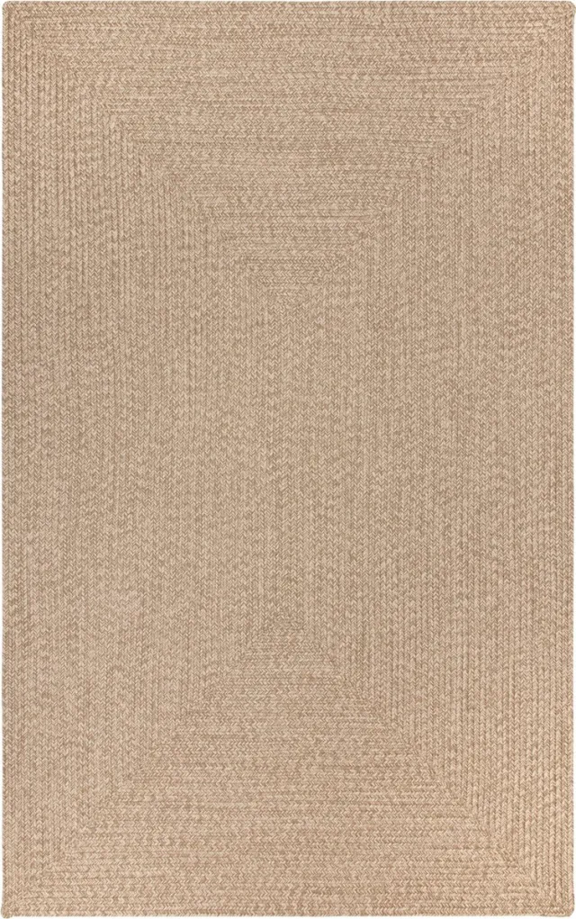 TESSO LIVING Vloerkleed voor binnen en buiten - Omkeerbaar - Sisal look - Weersbestendig - Woonkamer Balkon Keuken - Handgemaakt - Tuintapijt - Modern Boho Jute Stijl - Beige - 80cm x 200cm