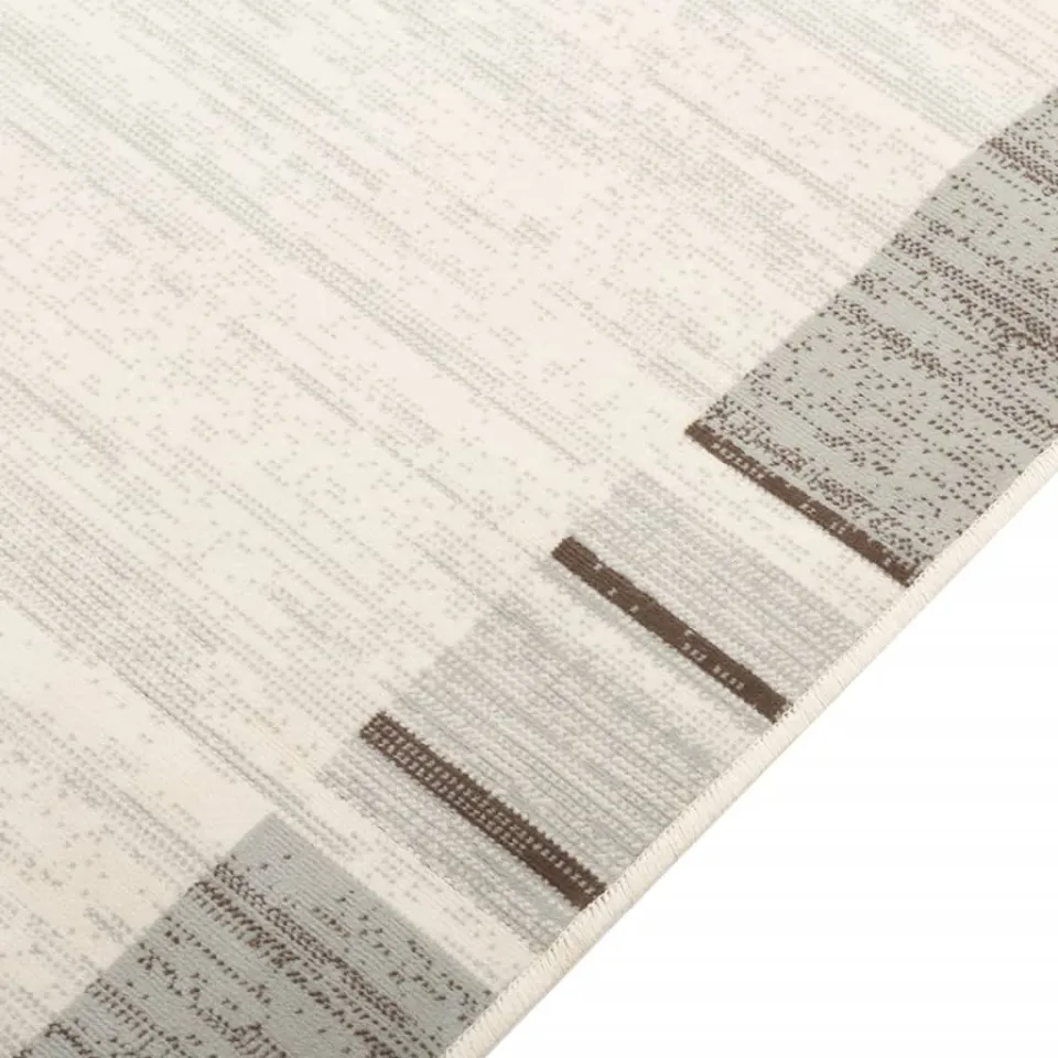 vidaXL Vloerkleed voor binnen buiten laagpolig 190x300 cm meerkleurig taupe, foto 4