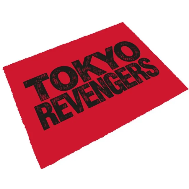 SD Toys Tokyo Revengers Doormat Logo on Red 40 x 60 cm Rugs Multi
