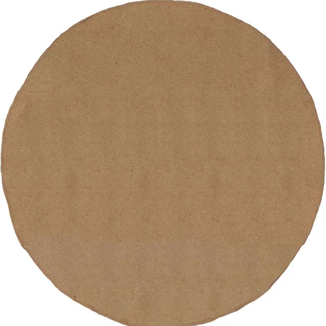 vidaXL Vloerkleden - Naturel - Ø - 120 - cm - Jute