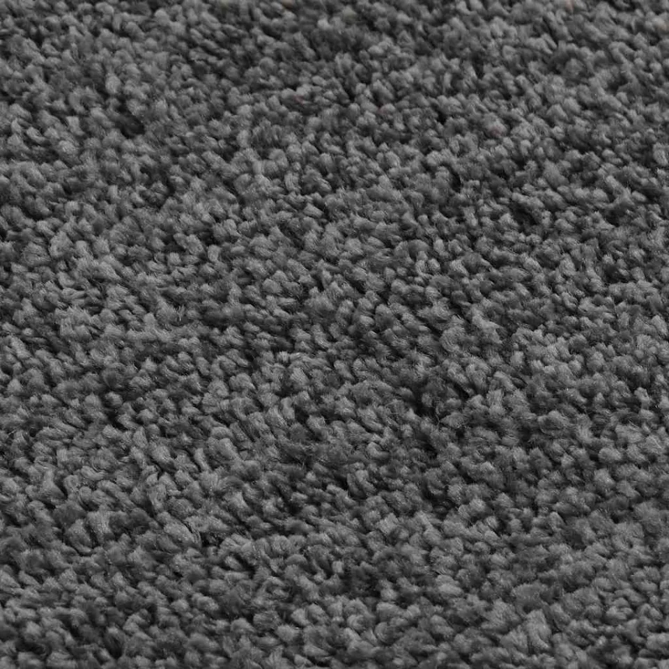 vidaXL Vloerkleed shaggy anti-slip 120x170 cm donkergrijs grijs, foto 4
